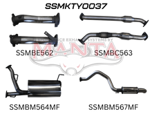 Manta VDJ200 Series Performance Exhaust Kit - Toyota Land Cruiser 4.5L V8 Wagon (2007-2015) Turbo-Back Upgrade