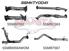 Manta VDJ200 Series Performance Exhaust Kit - Toyota Land Cruiser 4.5L V8 Wagon (2007-2015) Turbo-Back Upgrade