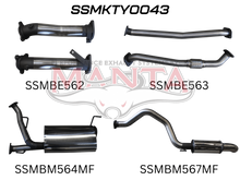 Manta VDJ200 Series Performance Exhaust Kit - Toyota Land Cruiser 4.5L V8 Wagon (2007-2015) Turbo-Back Upgrade