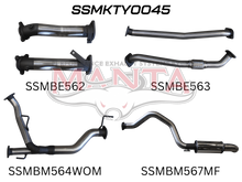 Manta VDJ200 Series Performance Exhaust Kit - Toyota Land Cruiser 4.5L V8 Wagon (2007-2015) Turbo-Back Upgrade