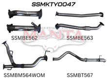 Manta VDJ200 Series Performance Exhaust Kit - Toyota Land Cruiser 4.5L V8 Wagon (2007-2015) Turbo-Back Upgrade