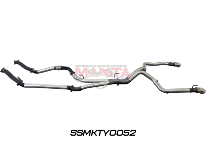 Manta Performance Exhaust Kit Toyota Land Cruiser VDJ200 Series 4.5L V8 Wagon (2007-2015)