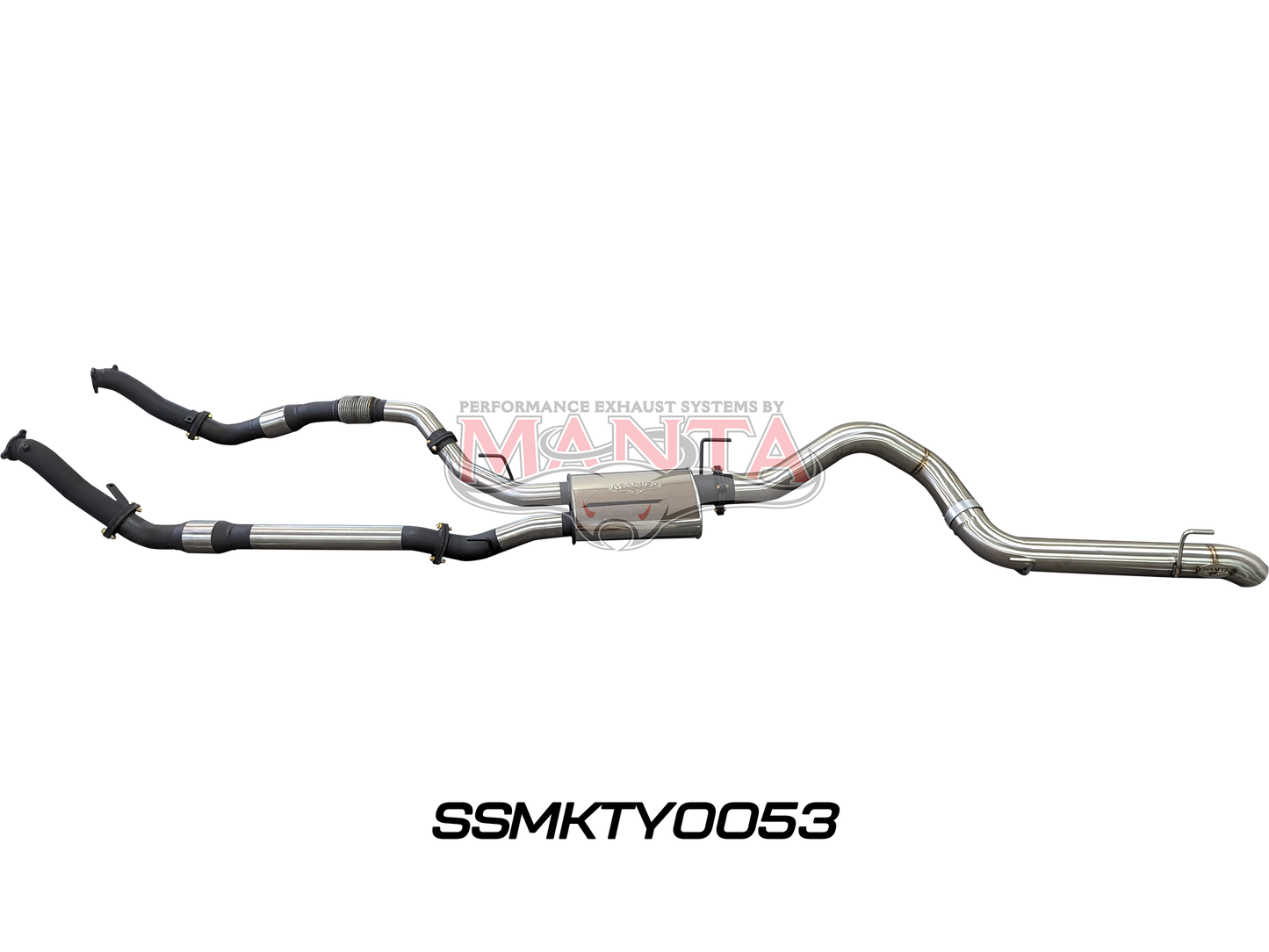 Manta Performance Exhaust Kit Toyota Land Cruiser VDJ200 Series 4.5L V8 Wagon (2007-2015)