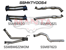 Manta VDJ200 Series Performance Exhaust Kit - Toyota Land Cruiser 4.5L V8 Wagon (2007-2015) Turbo-Back Upgrade