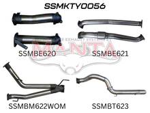Manta VDJ200 Series Performance Exhaust Kit - Toyota Land Cruiser 4.5L V8 Wagon (2007-2015) Turbo-Back Upgrade