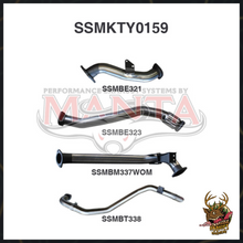 Manta Toyota Landcruiser HDJ80 4.2L 1HD Turbo Diesel Exhaust System - Performance Upgrade