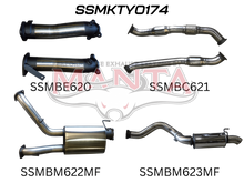 Manta VDJ200 Series Performance Exhaust Kit - Toyota Land Cruiser 4.5L V8 Wagon (2007-2015) Turbo-Back Upgrade