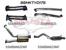 Manta VDJ200 Series Performance Exhaust Kit - Toyota Land Cruiser 4.5L V8 Wagon (2007-2015) Turbo-Back Upgrade