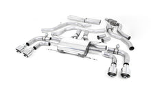 Alfa Romeo Giulia 2.9 V6 Quadrifoglio - Cat-Back Exhaust System with GT-100 Polished Trims - Valved