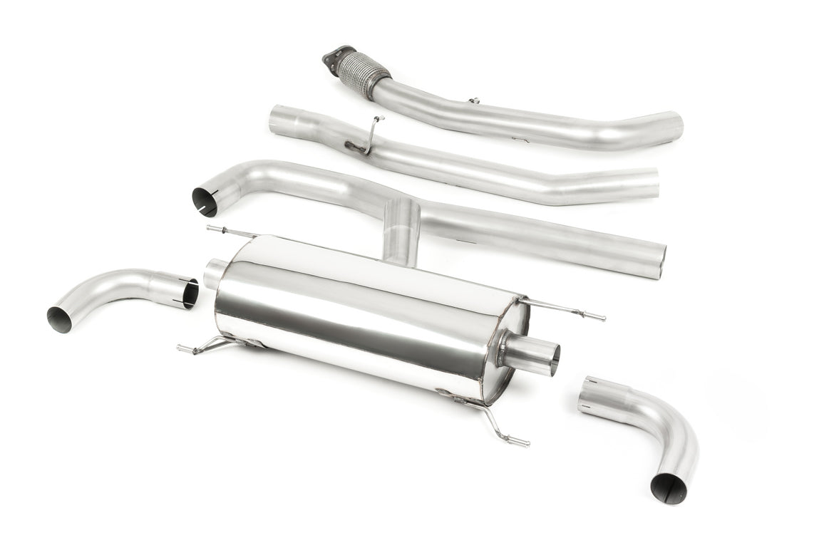 Alfa Romeo Giulia 2.0T Veloce - Non-Valved &amp; Non-Resonated (Louder) Cat-Back Exhaust System - Uses OE Trims