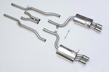 Audi S4 B7 - Non-Resonated (Louder) Cat-Back Exhaust System with Polished Trims