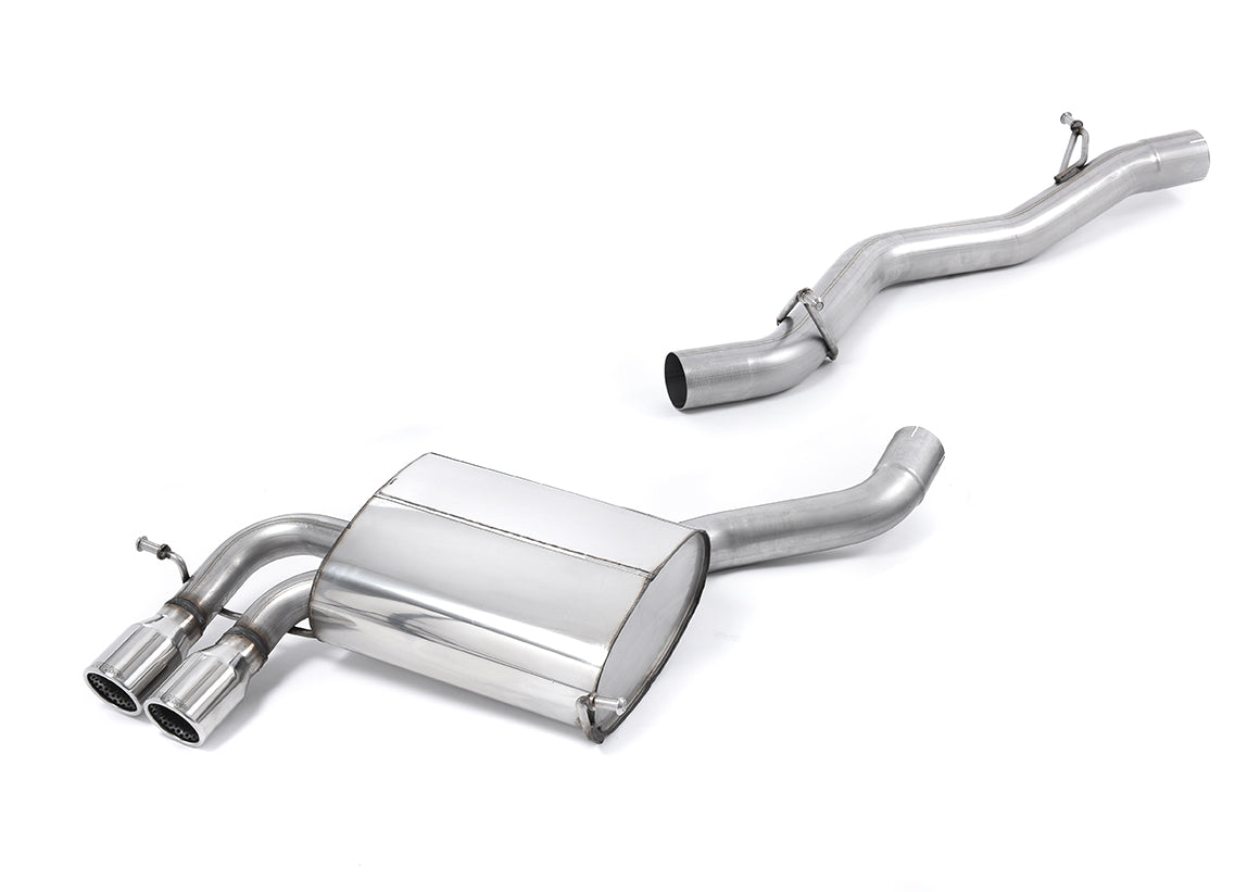 Audi S3 8P Sportback - Non-Resonated (Louder) Cat-Back Exhaust System with Polished Trims