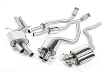 Audi RS5 B8 Coupe - Resonated (Quieter) Cat-Back Exhaust System - Uses OE Trims