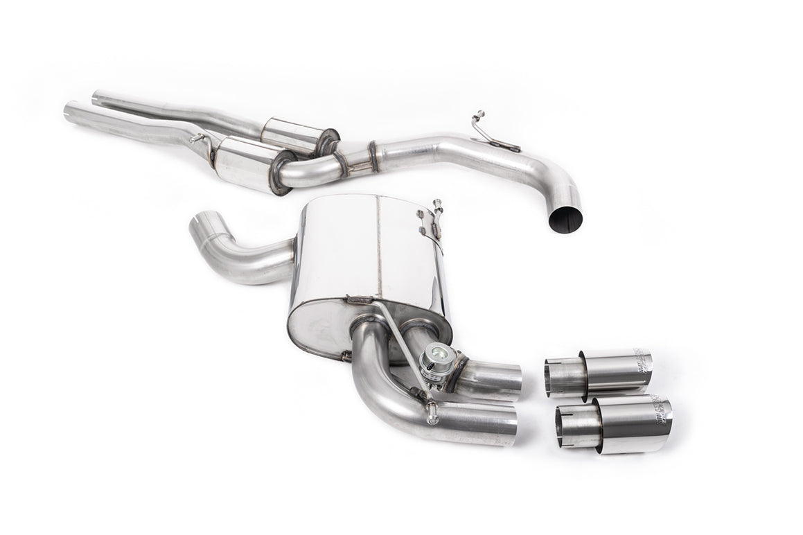 Audi RS3 8P Sportback S Tronic - Cat-Back Exhaust System with Polished Trims