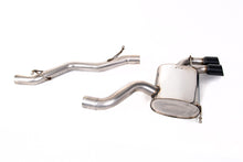 Audi S3 8P 3-door - Non-Resonated (Louder) Cat-Back Exhaust System with Ceramic Black Tips