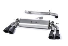Audi S3 8V.2 - Non-Resonated (Louder) Cat-Back Exhaust System with Quad Round Cerakote Black Trims