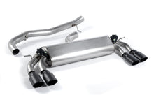 Audi S3 8V.2 - Non-Resonated (Louder) Cat-Back Exhaust System with Quad Oval Cerakote Black Trims