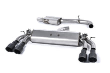 Audi S3 8V/8V.2 - Resonated (quieter) Cat-Back Exhaust System with Quad Round Cerakote Black Trims