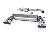 Audi S3 8V/8V.2 - Resonated Cat-Back Exhaust System with Quad Oval Brushed Titanium Trims