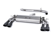 Audi S3 8V.2 Sportback - Non-Resonated (Louder) Cat-Back Exhaust System with Quad Oval Cerakote Black Trims