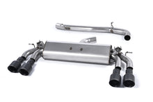 Audi S3 8V.2 Sportback - Non-Resonated (Louder) Cat-Back Exhaust System with Quad Round Cerakote Black Trims