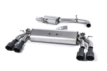 Audi S3 8V/8V.2 Sportback Non GPF - Resonated (Quieter) Cat-Back Exhaust System with Quad Round Cerakote Black Trims