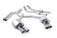 Audi S6 C7/S7 Sportback - Valved &amp; Non-Resonated (Louder) Cat-Back Exhaust System with Titanium Trims