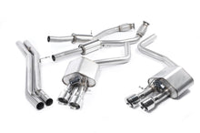 Audi S8 D4 Quattro - Resonated (Quieter) Cat-Back Exhaust System with  Polished Trims