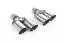 Audi S1 - Resonated (Quieter) Cat-Back Exhaust System with Quad Polished Round Trims