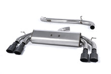 Audi S3 8V/8V.2 Sportback Non GPF - Non-Valved &amp; Non-Resonated (Louder) Cat-Back Race Exhaust System with Quad Oval Cerakote Black Trims