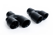 Audi S5 B8 (S tonic) - Resonated (Quieter) Cat-Back Exhaust System with Quad Cerakote Black Trims