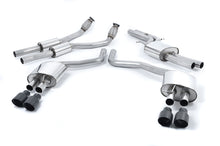 Audi S6 C7/S7 Sportback - Resonated (Quieter) Cat-Back Exhaust System with Cerakote Black Trims