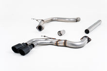Audi A3 2.0 TDI MQB - Non-Resonated (Louder) Cat-Back Exhaust System with Cerakote Black Trims