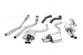 Audi RS6/RS7 C7 - Resonated (Quieter) Complete Exhaust System with Catalyst Bypass - Uses OE Trims
