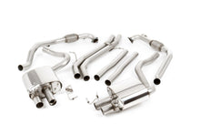 Non-Resonated (Louder) Cat-Back Exhaust System with Quad Cerakote Black Oval Trims