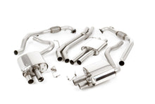 Audi S5 B9 Coupe/Cabriolet Non Sport Diff models - Resonated (Quieter) Cat-Back Exhaust System with Quad Black Oval Trims