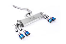 Audi S3 8V.2 - Non-Resonated (Louder) GPF/OPF-Back Exhaust System with Quad Round Burnt Titanium Trims
