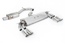 Audi S3 8V.2 Sportback - Resonated (Quieter) GPF/OPF-Back Exhaust System with Quad Oval Polished Trims