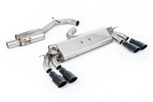 Audi S3 8V.2 Sportback - Resonated (Quieter) GPF/OPF-Back Exhaust System with Quad Oval Cerakote Black Trims