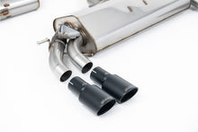 Audi S3 8V.2 Sportback - Resonated (Quieter) GPF/OPF-Back Exhaust System with Quad Oval Cerakote Black Trims