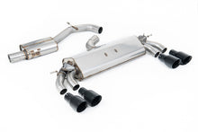Audi S3 8V.2 Sportback - Resonated (Quieter) GPF/OPF-Back Exhaust System with Quad Round Cerakote Black Trims