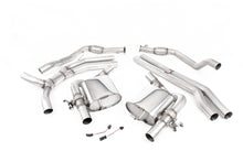 Audi RS5 B9 GPF Models - Non-Resonated Race Cat-Back Exhaust System (Loudest) with Cerakote Black Oval Trims