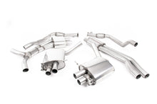 Audi RS5 B9 Non GPF Models - Resonated (Quieter) Cat-Back Exhaust System with Polished Oval Trims