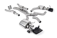 Audi RS6/RS7 C8 - Resonated (Quieter) Cat Back System (Twin 80mm) with Cerakote Black Oval Trims