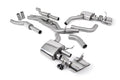 Audi RS6/RS7 C8 - Resonated (Quieter) Cat Back Back System with Polished Oval Trims