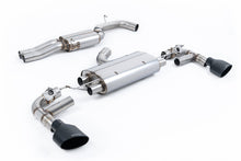 Audi TTRS MK3 Quattro - 80mm Resonated (Quieter) Cat-Back Exhaust System with Cerakote Black Trims