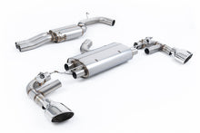 Audi TTRS MK3 Quattro - 80mm Resonated (Quieter) Cat-Back Exhaust System with Polished Trims