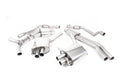 Audi RS5 B9.5 Non GPF Models - Resonated (Quieter) Cat Back Exhaust System with Cerakote Black Oval Trims