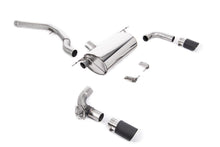 Non-Resonated (Louder) GPF/OPF-Back Exhaust System with Carbon Jet-90 Trims