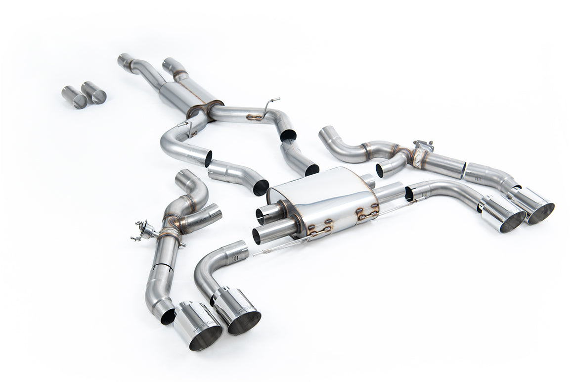BMW X3 G01/X4 G02 S58 - OPF/GPF Back System with GT-115 Polished Trims